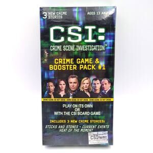 CSI: Crime Scene Investigation Game & Booster Pack #1 Factory Sealed Card Game